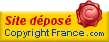 Logo "Site d&eacute;pos&eacute; Copyright France.com"